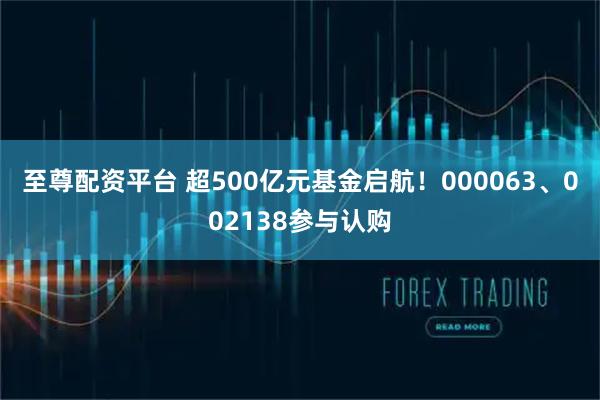 至尊配资平台 超500亿元基金启航！000063、002138参与认购